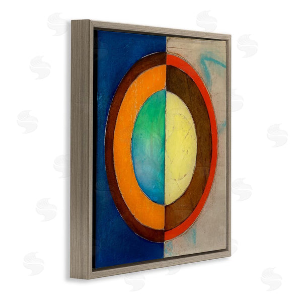Stupell Industries Matthew Finger | Bright Vertical Circle Symmetry