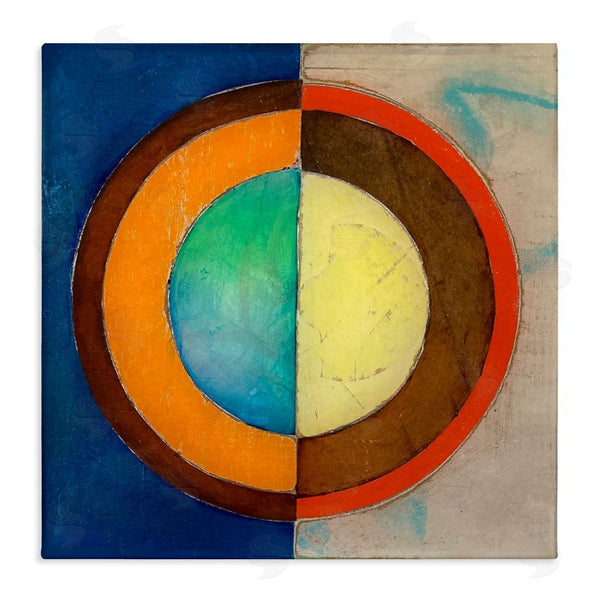 stupell industries Matthew Finger | Bright Vertical Circle Symmetry