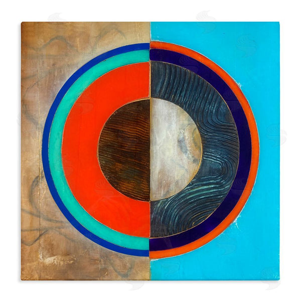 stupell industries Matthew Finger | Red Arc Summer Circle