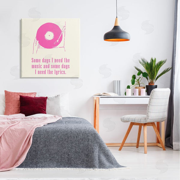 Stupell Industries Melissa Wang | Somedays Music And Lyrics Phrase Wall Art