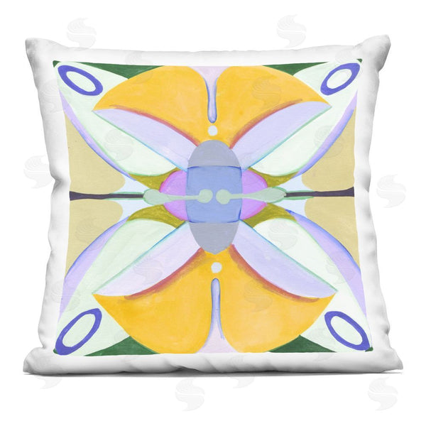 stupell industries Melissa Wang | Warm Revival Kaleidoscope Throw Pillow