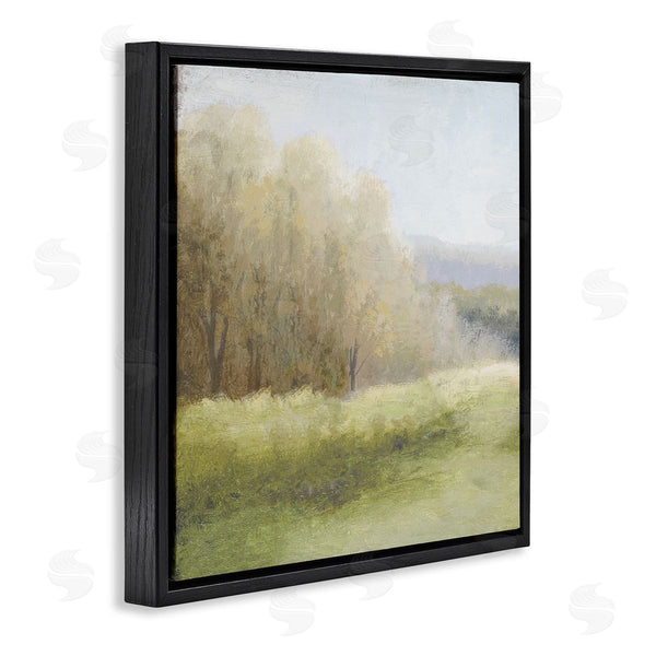 Stupell Industries Michael Marcon | Misty Trees Peaceful Countryside Soft Brush Impressionist Painting Wall Art