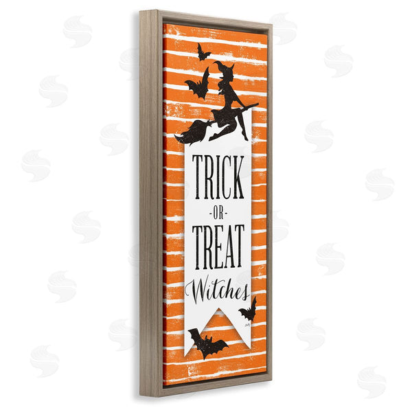 Stupell Industries Misty Michelle | Trick Or Treat Witch Silhouette Wall Art