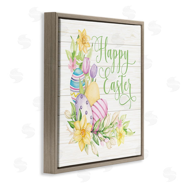 Stupell Industries Mollie B. | Happy Easter Daffodils Wall Art