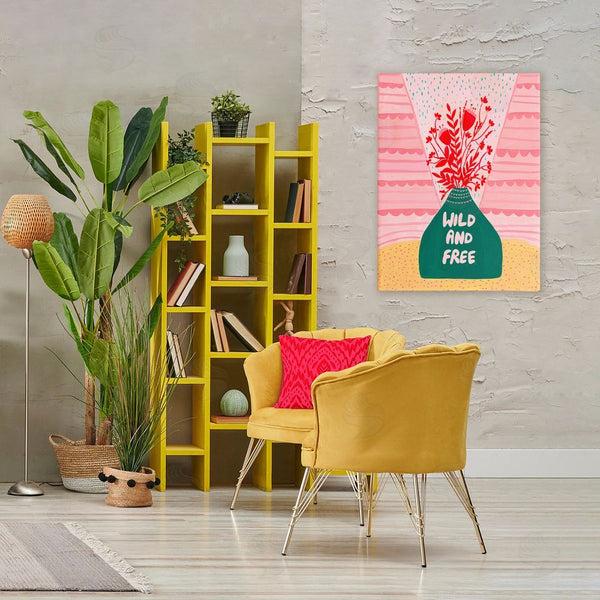 Stupell Industries Nabeela Rumi | Midcentury Wild And Free Wall Art