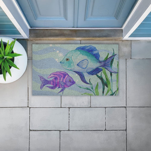 Stupell Industries Nan | Happy Thanksgiving Entry Faux Sisal Door Mat