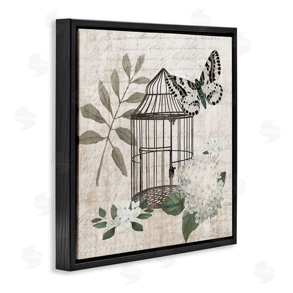 Stupell Industries Nan | Vintage Menagerie Butterfly Florals