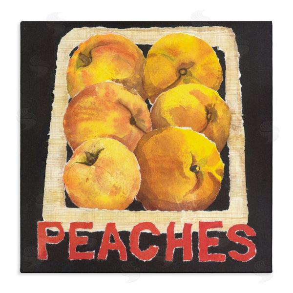 stupell industries Nancy Overton | Collaged Garden Peaches Wall Art