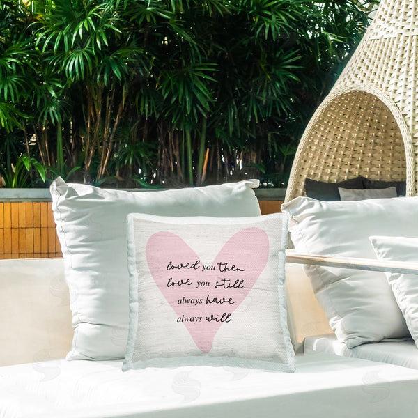 Stupell Industries Natalie Carpentieri | Love You Still Heart Printed Throw Pillow