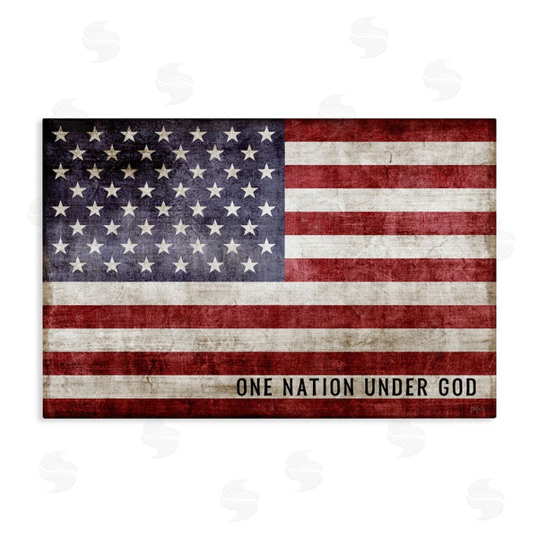 stupell industries Natalie Carpentieri | One Nation Under God Flag