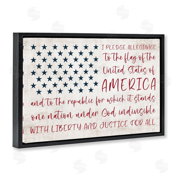 Stupell Industries Natalie Carpentieri | Patriotic Pledge Of Allegiance