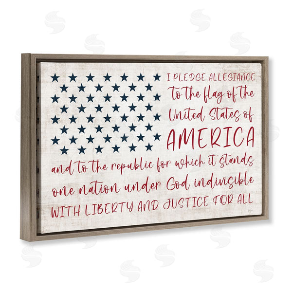 Stupell Industries Natalie Carpentieri | Patriotic Pledge Of Allegiance
