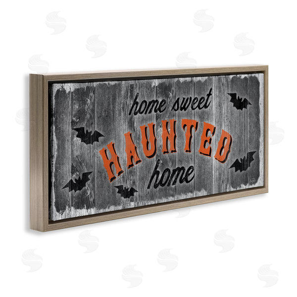 Stupell Industries Natalie Carpentieri | Sweet Haunted Home Bats Sign Wall Art