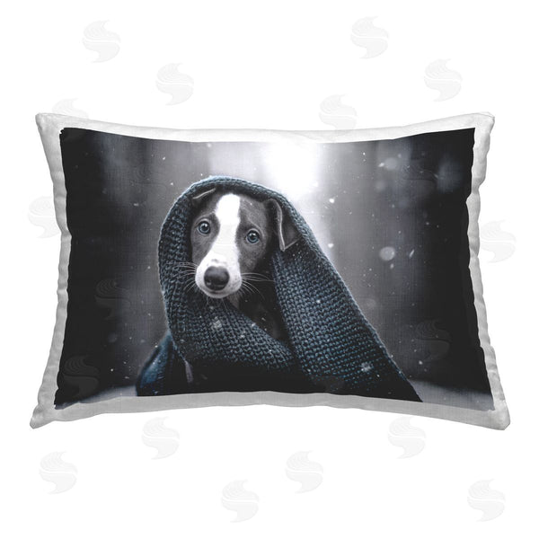 stupell industries Natalie Grosse | Cozy Dog with Scarf