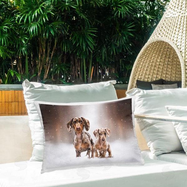 Stupell Industries Natalie Grosse | Snowy Dachshund Puppies