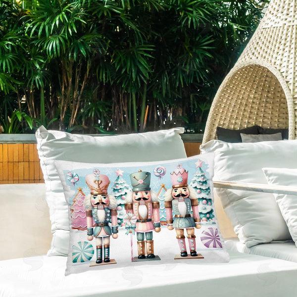Stupell Industries Nicole DeCamp | Nutcrackers & Pastel Scenery