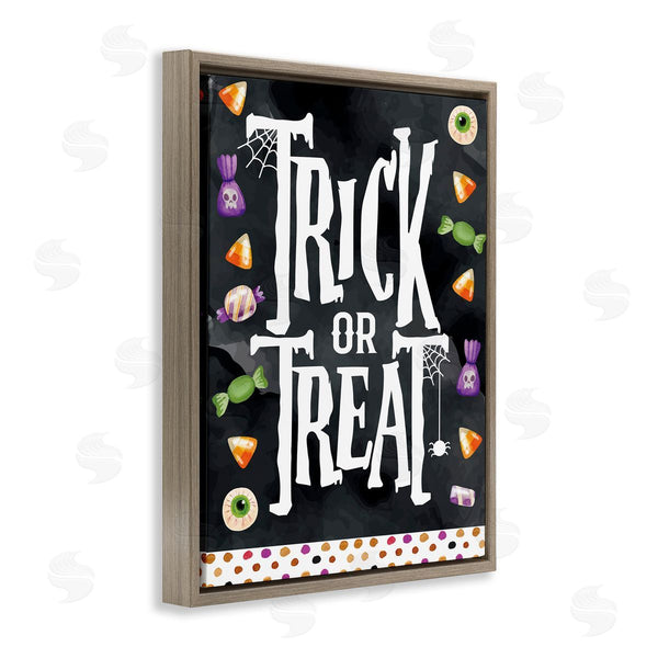 Stupell Industries Nicole DeCamp | Trick Or Treat Halloween Candy Wall Art