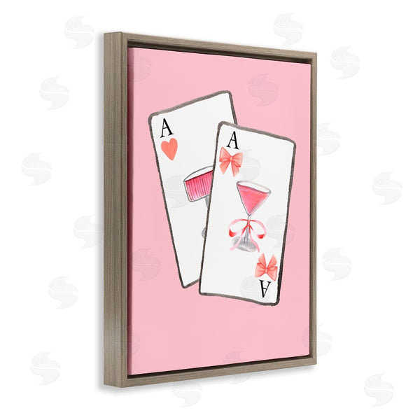 Stupell Industries Nina Jacobs | Cocktail Aces Cards Wall Art