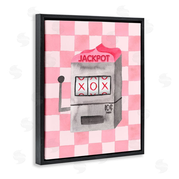 Stupell Industries Nina Jacobs | Jackpot Slot Machine Wall Art
