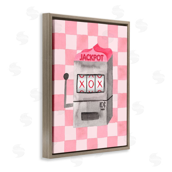 Stupell Industries Nina Jacobs | Jackpot Slot Machine Wall Art