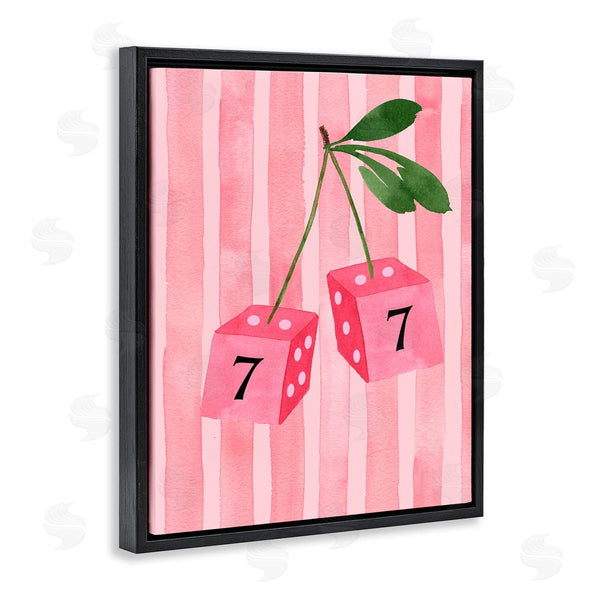 Stupell Industries Nina Jacobs | Lucky Number 7 Cherry Dice Wall Art