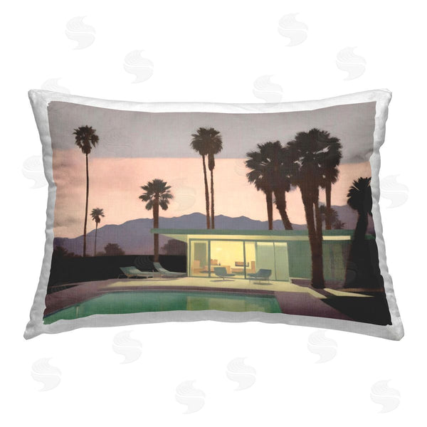 stupell industries Noah Bay | Pool Surrounded by Palms