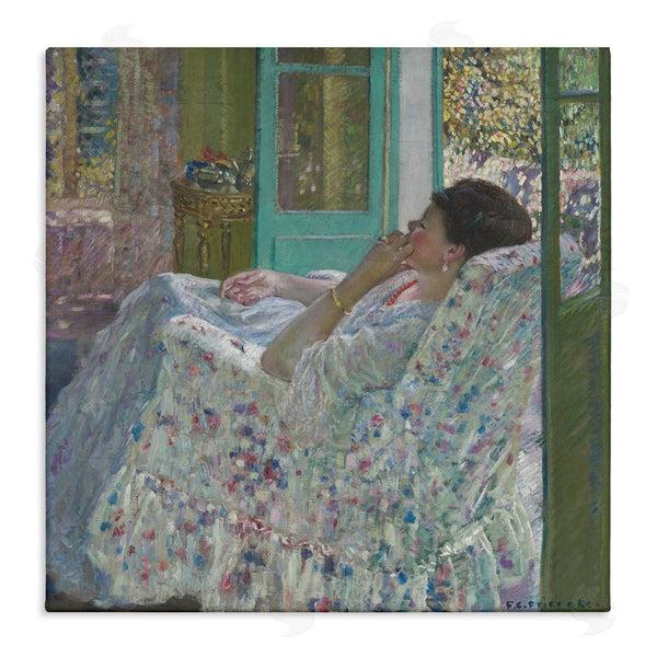 stupell industries one1000paintings | Afternoon Yellow Room Frederick Carl Frieseke Classic Painting Wall Art