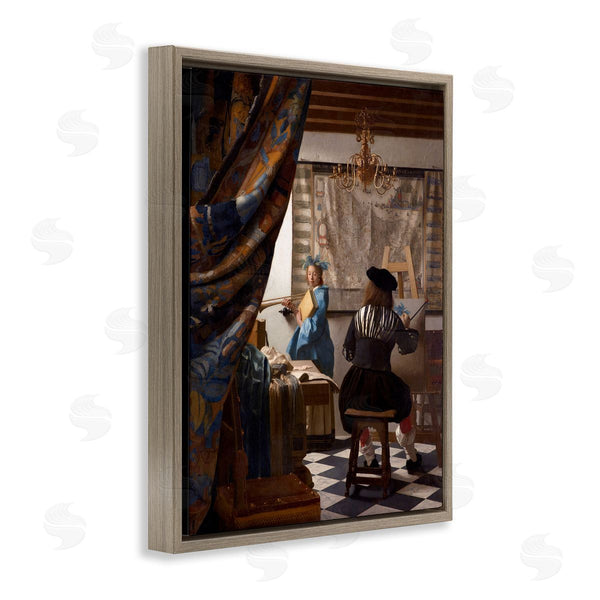 Stupell Industries One1000paintings | Allegory Of Painting Johannes Vermeer Classical Portrait Wall Art