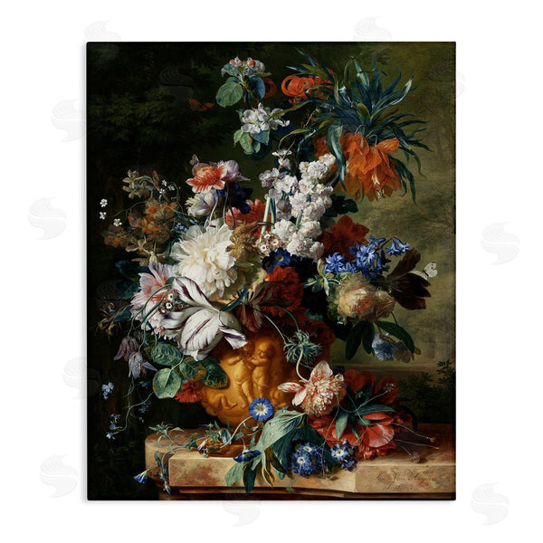 stupell industries one1000paintings | Bouquet of Flowers in Urn Jan van Huysum Painting Wall Art