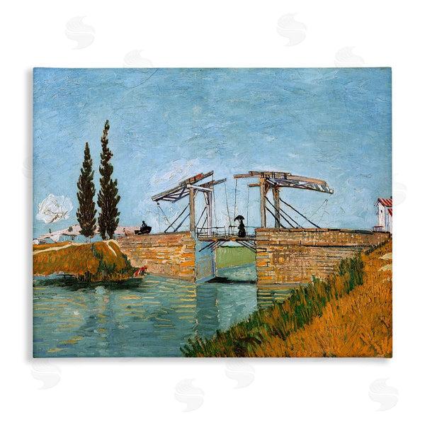 stupell industries one1000paintings | Brug bij Langlois Vincent van Gogh Classic Bridge Painting Wall Art
