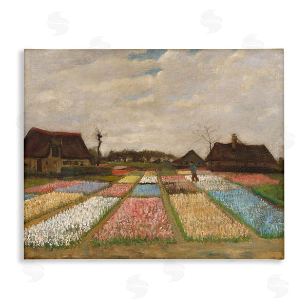stupell industries one1000paintings | Bulb Fields in Holland Vincent van Gogh Classic Painting Wall Art