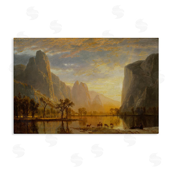 stupell industries one1000paintings | Classic Bierstadt Yosemite Landscape Wall Art