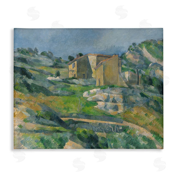 stupell industries one1000paintings | Classic Cezanne Houses in Provence Wall Art