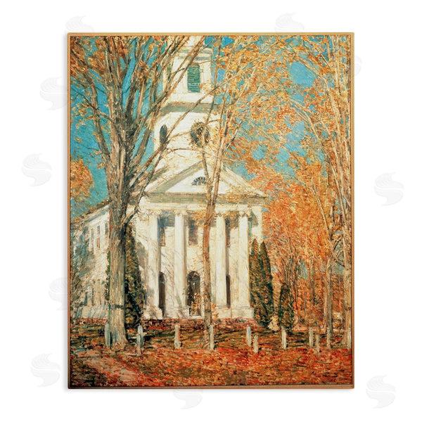 stupell industries one1000paintings | Classic Church At Old Lyme Wall Art