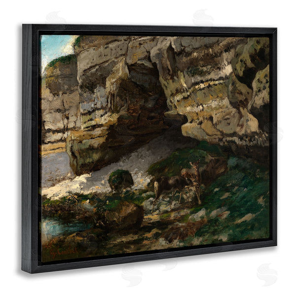 Stupell Industries One1000paintings | Classic Courbet Cliff Landscape Wall Art