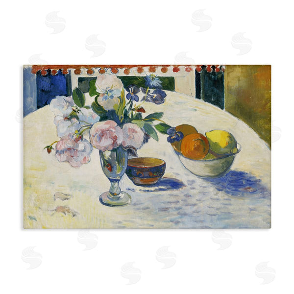 stupell industries one1000paintings | Classic Gauguin Flowers & Fruit Bowl Wall Art