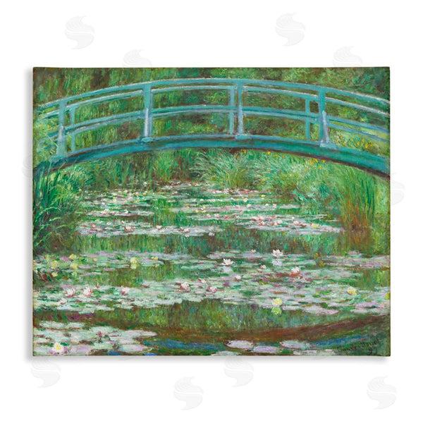 stupell industries one1000paintings | Classic Monet Japanese Footbridge Wall Art