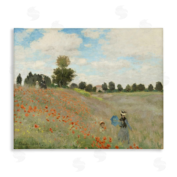 stupell industries one1000paintings | Classic Monet Poppy Field Wall Art
