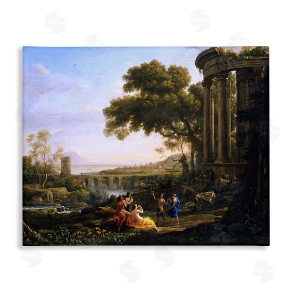 stupell industries one1000paintings | Classic Nymph & Satyr Dancing Wall Art