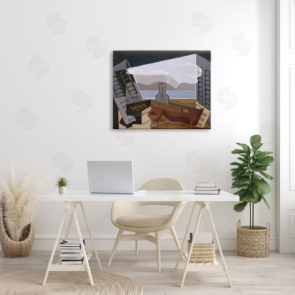 Stupell Industries One1000paintings | La Fenetre Ouverte Juan Gris Classic Abstract Painting Wall Art
