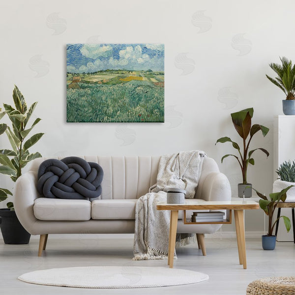 Stupell Industries One1000paintings | Plain Near Auvers With Rain Clouds Van Gogh Wall Art
