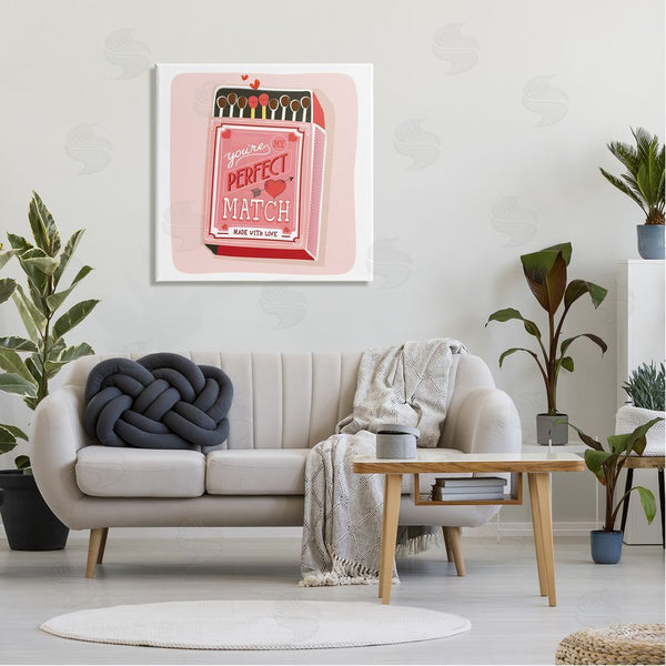 Stupell Industries Pan Georgiou | My Perfect Match Fun Romance Wall Art