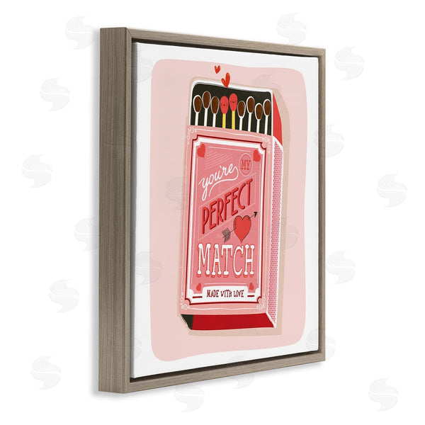 Stupell Industries Pan Georgiou | My Perfect Match Fun Romance Wall Art