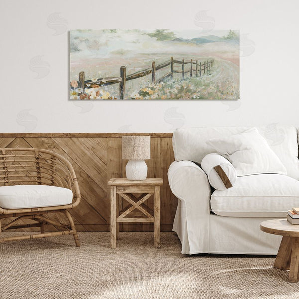 Stupell Industries Patricia Pinto | Soft Fence With Flowers Wall Art