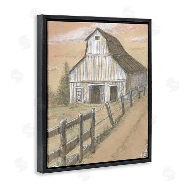Stupell Industries Patti Bishop | Barn Fence Drawing Wall Art