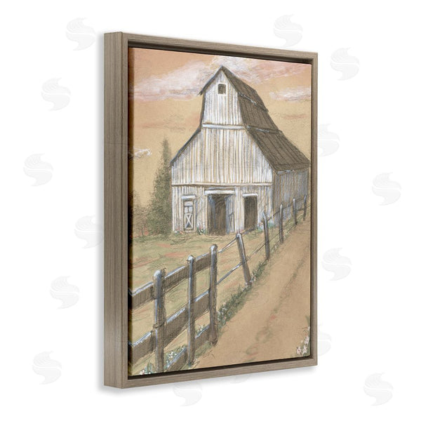 Stupell Industries Patti Bishop | Barn Fence Drawing Wall Art