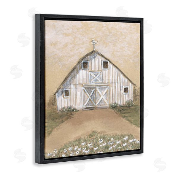 Stupell Industries Patti Bishop | Barn Lane Flowers Drawing Wall Art