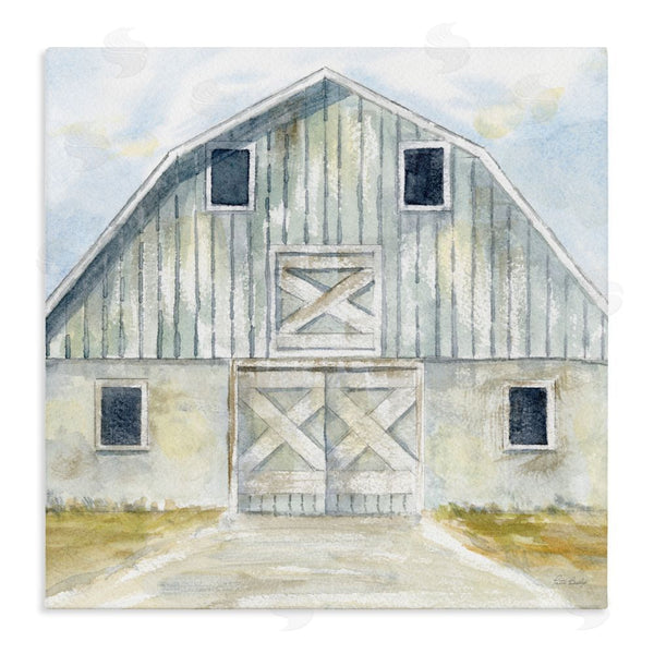 stupell industries Patti Bishop | Blue Gray Barn Wall Art
