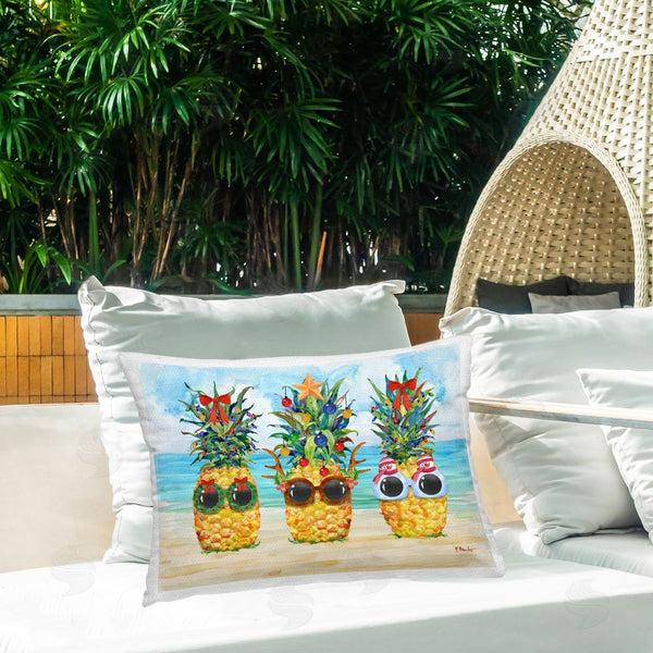 Stupell Industries Paul Brent | Christmas Cool Pineapples