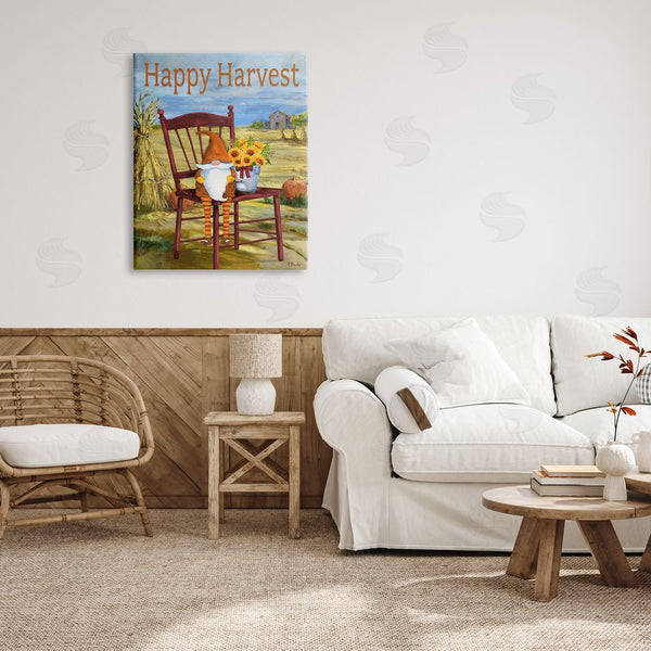 Stupell Industries Paul Brent | Happy Harvest Country Gnome Wall Art